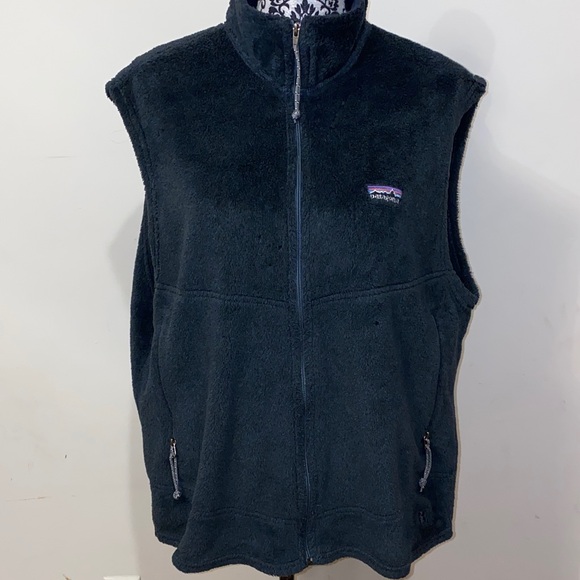 Patagonia Other - Vintage 2001 Patagonia Black Fleece Vest Made in USA Size XL